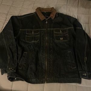 Damani DaDa Outfit Black Denim Jacket XL  and Pants size 40W longL.